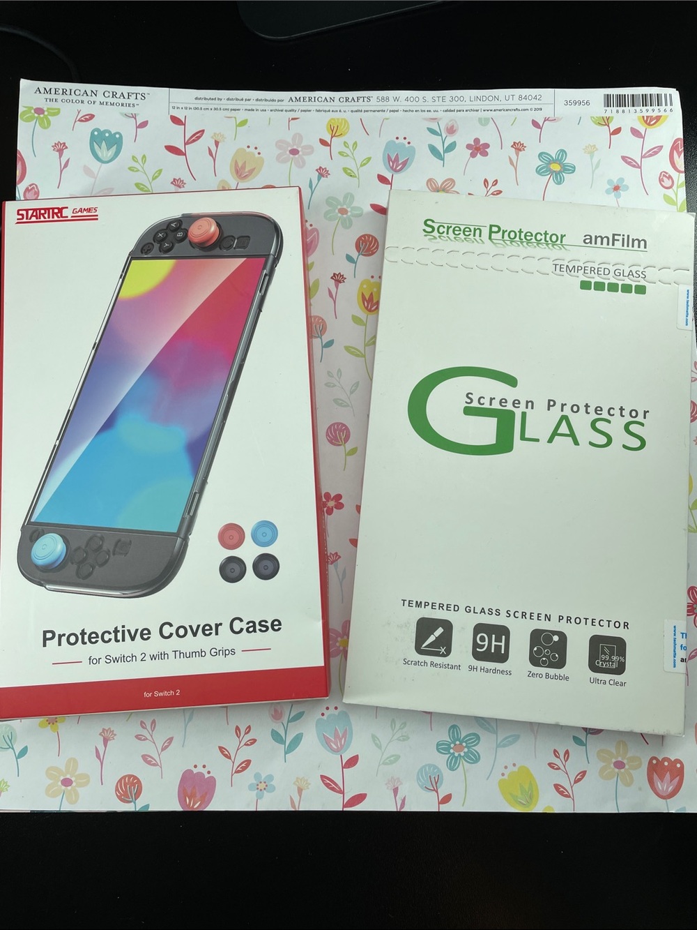 Nintendo Switch 2 Protective Cover Case and Screen Protector Bundle